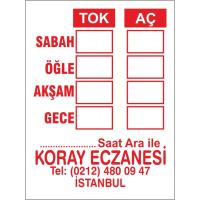 Kod8 Eczane Doz Etiketi